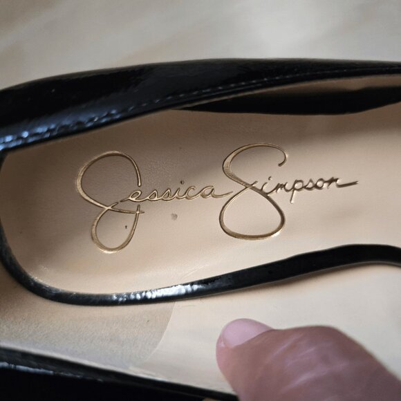 New Jessica Simpson Dylexi Platform Patent Leather Pump - Picture 3 of 12